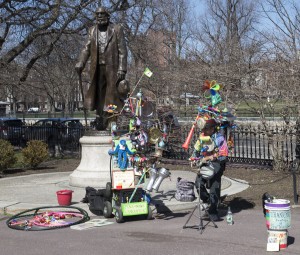 Boston, Mass.:  Boston Garden, Edward Everett & One Man Band 4/25/13