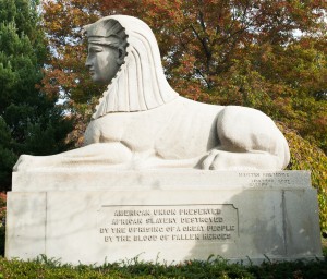 Cambridge, MA:  Mt. Auburn Cemetery, Civil War Memorial 10/27/12