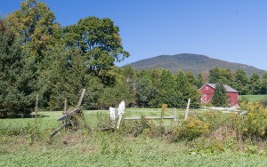 Manchester, VT:  Barn & Mt. Aeolus 9/19/13