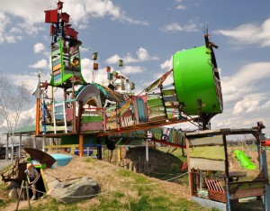 Franconia, MN:  Franconia Sculpture Park 5/7/11