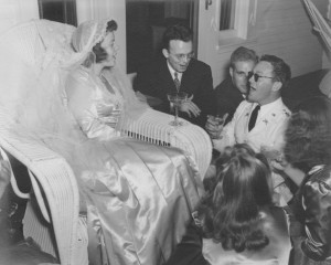 Cleveland, OH:  Anne Kinder's wedding.  June 1942