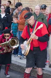 Somerville, MA:  HONK! 2014, Forward Marching Band, Madison, WI  10/11/14