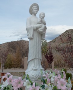 Chimayo, NM:  Madonna & Child commissioned by Vietnamese pilgrims  11/14/14