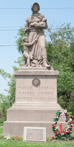 Near Scenery Hill, PA: Madonna of the Trail (1928), one of several erected along the National Road 8/3/12